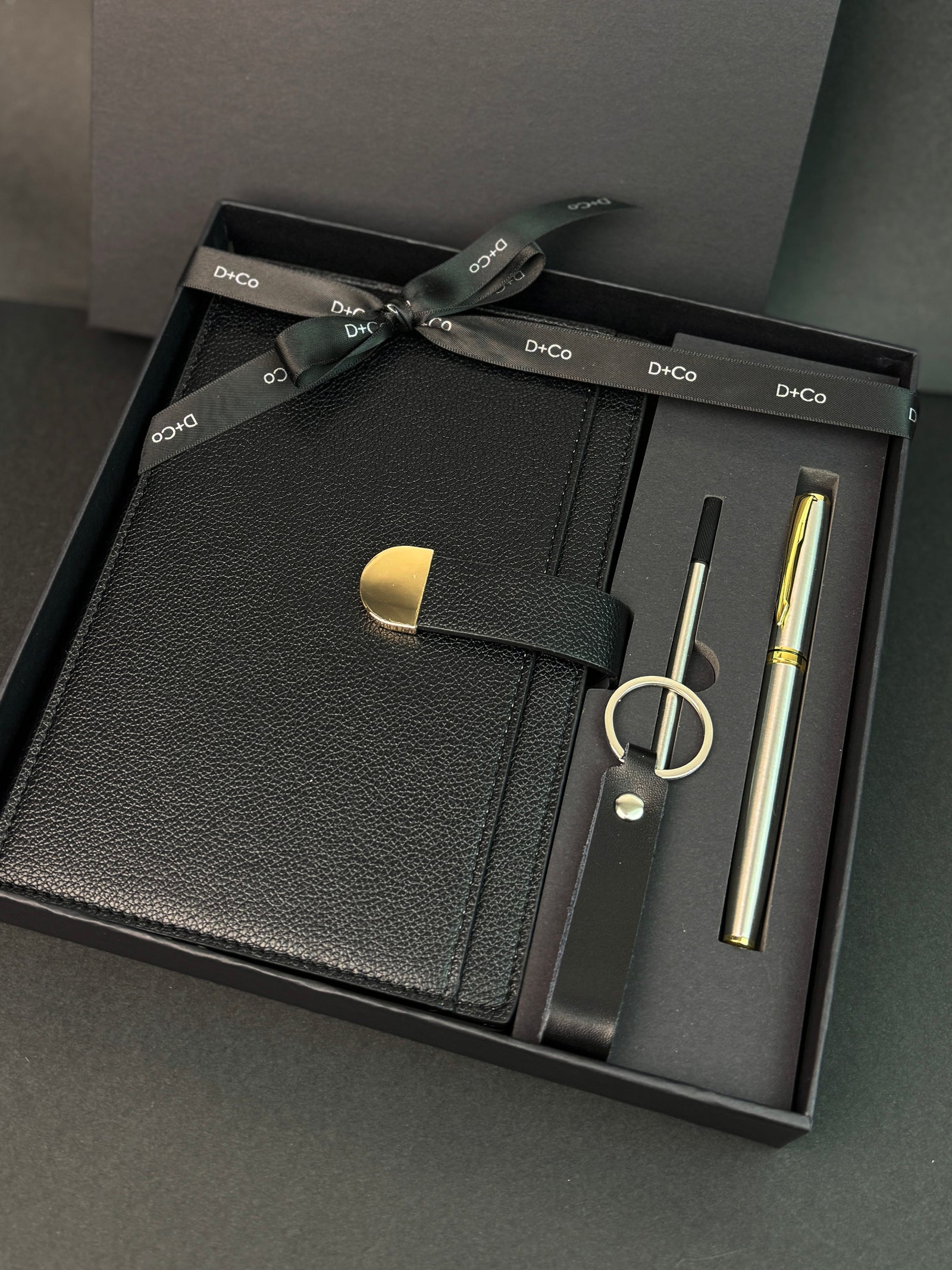 Classy Buckle A5 Notebook with Pen (4 Piece Set)