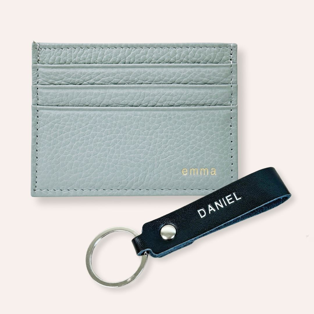 Hays Slim Card Holder + Keychain 2pc Gift Set