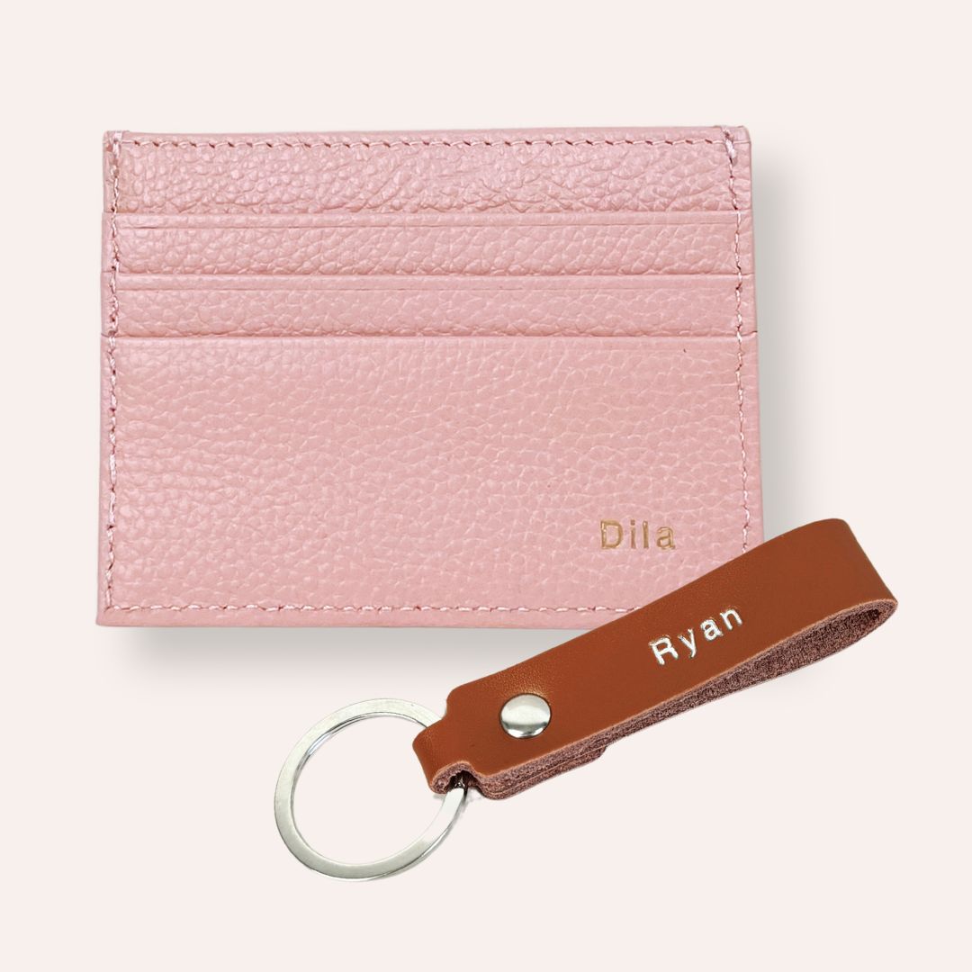Hays Slim Card Holder + Keychain 2pc Gift Set