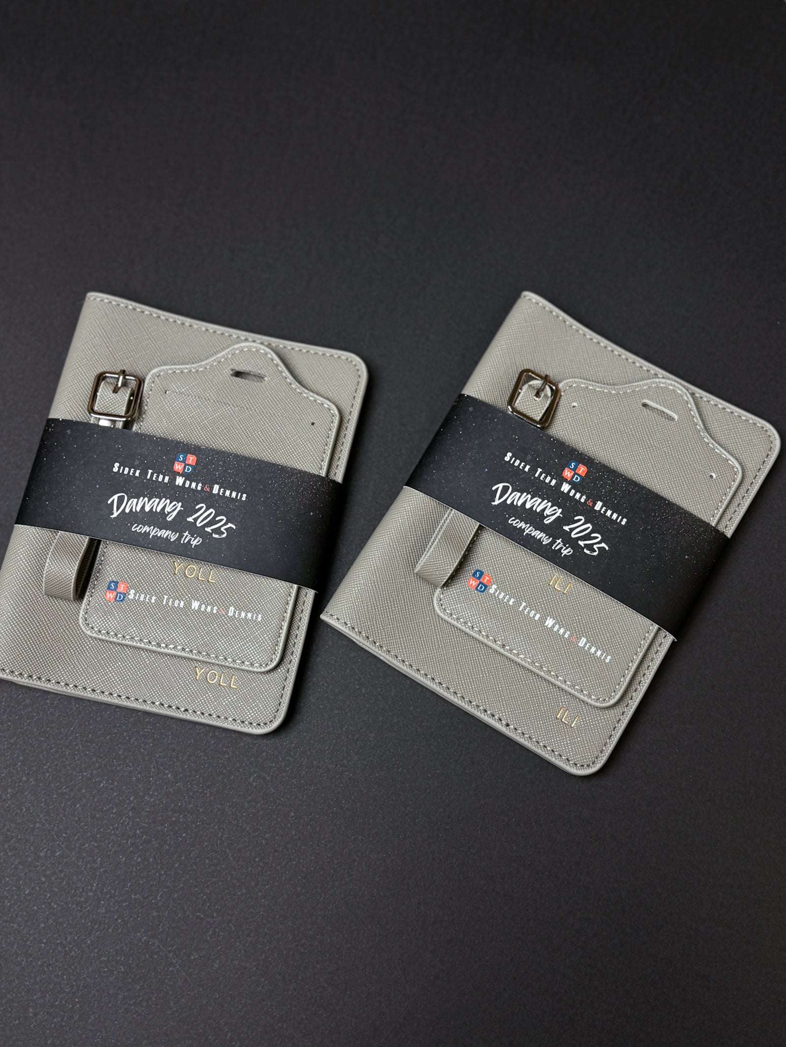 Journey Passport Holder with Luggage Tag (2 Piece Set) | Vegan Leather