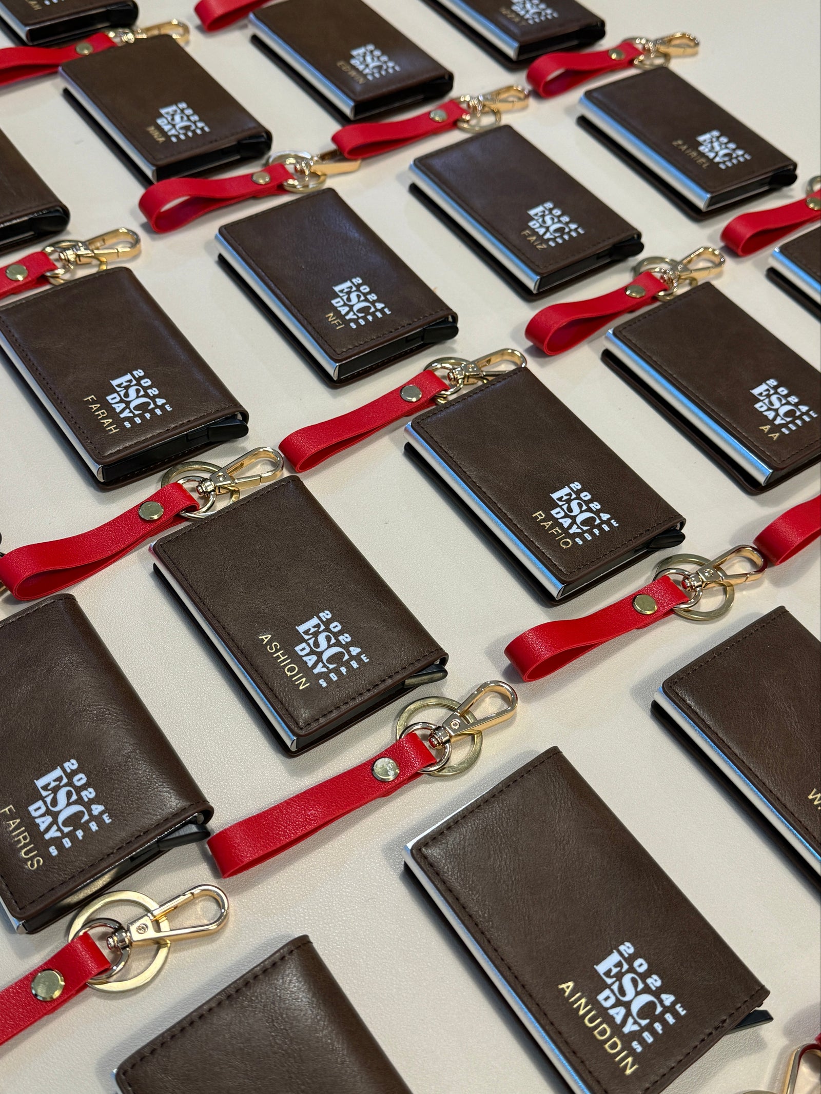 Brooklyn RFID Card Holder with Keychain (2 Piece Set)