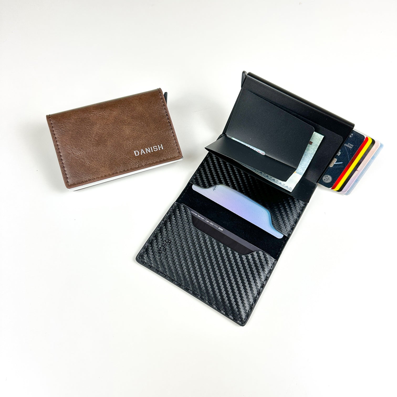 Brooklyn RFID Card Holder with Keychain (2 Piece Set)