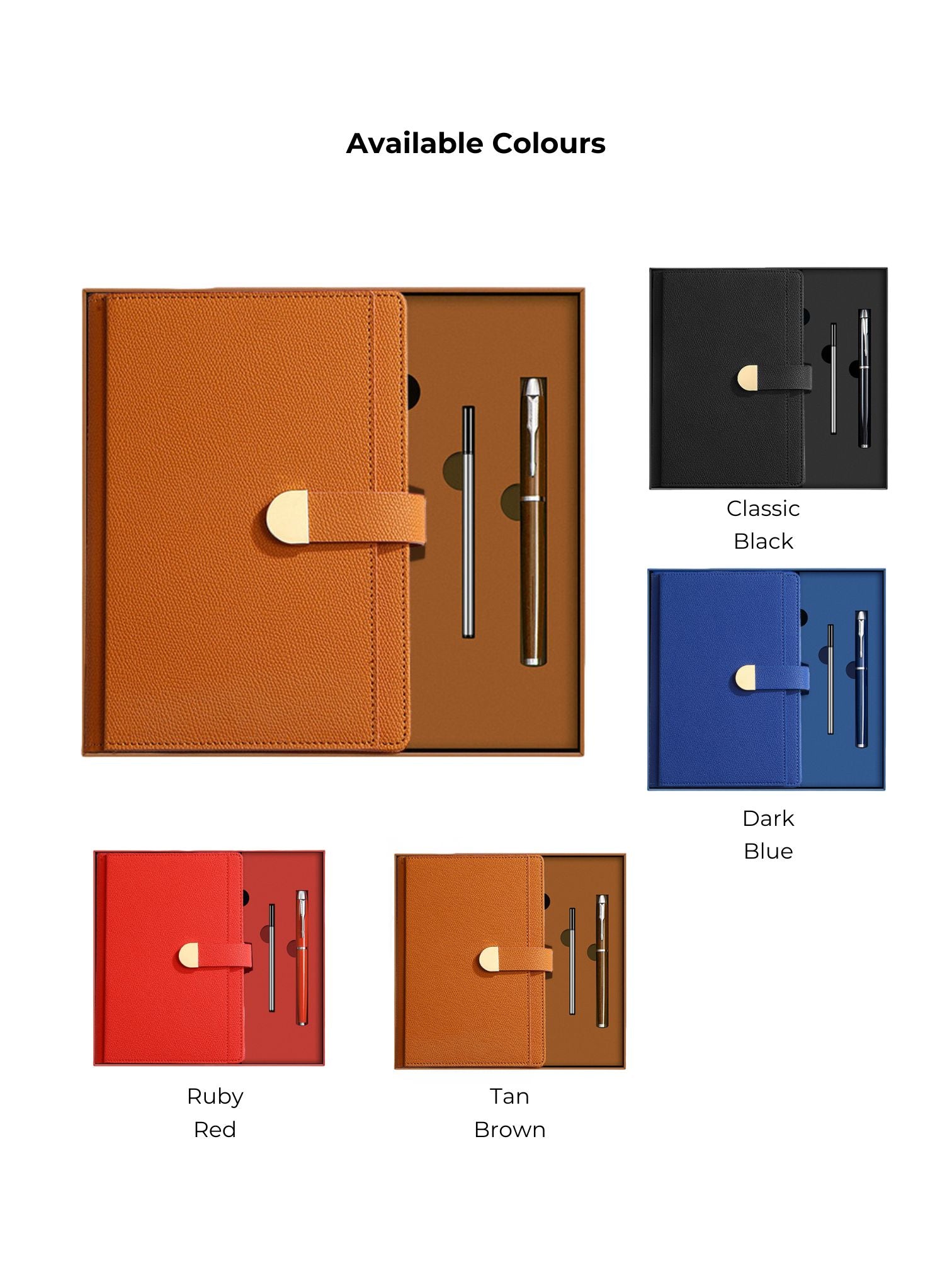 City Organizer Notebook with Pen (3 Piece Set)