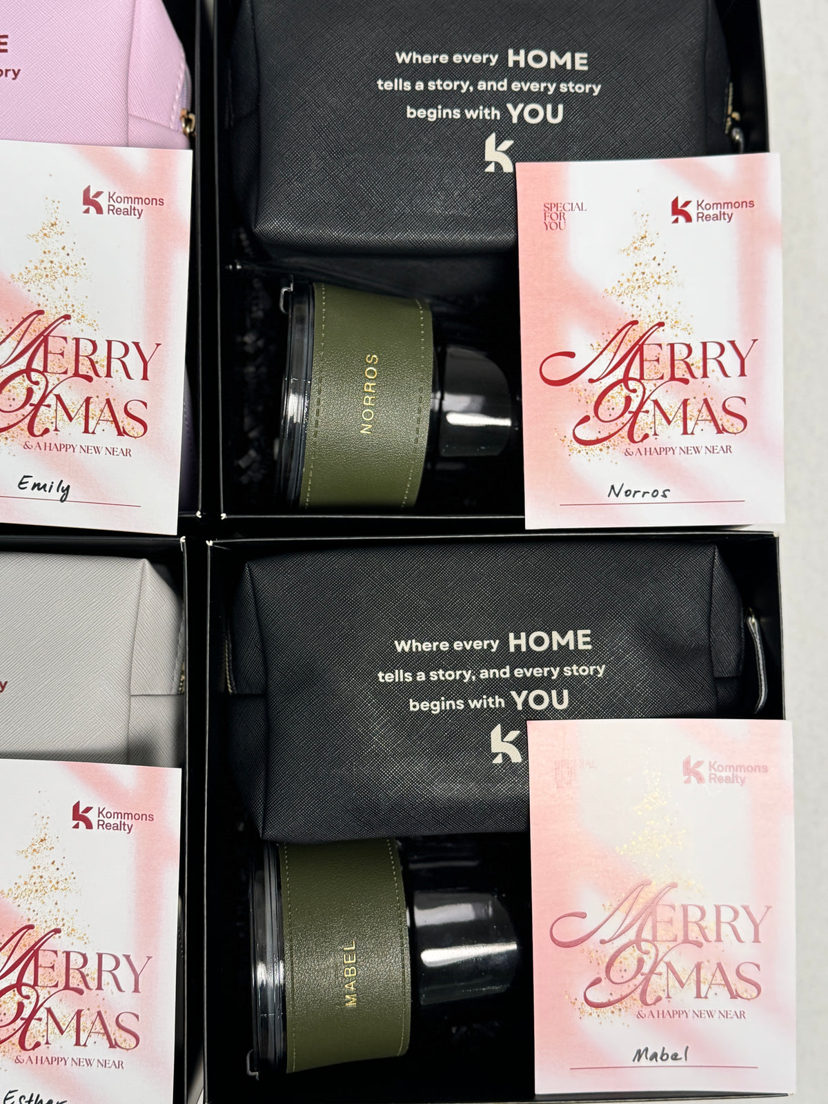 [On The Go] Personalised Glass Mug, Pouch & Luggage Tag 3pc Gift Set