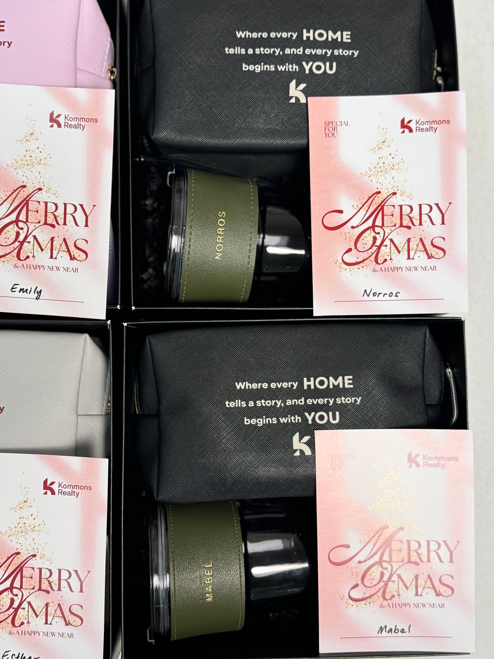 [On The Go] Personalised Glass Mug, Pouch & Luggage Tag 3pc Gift Set