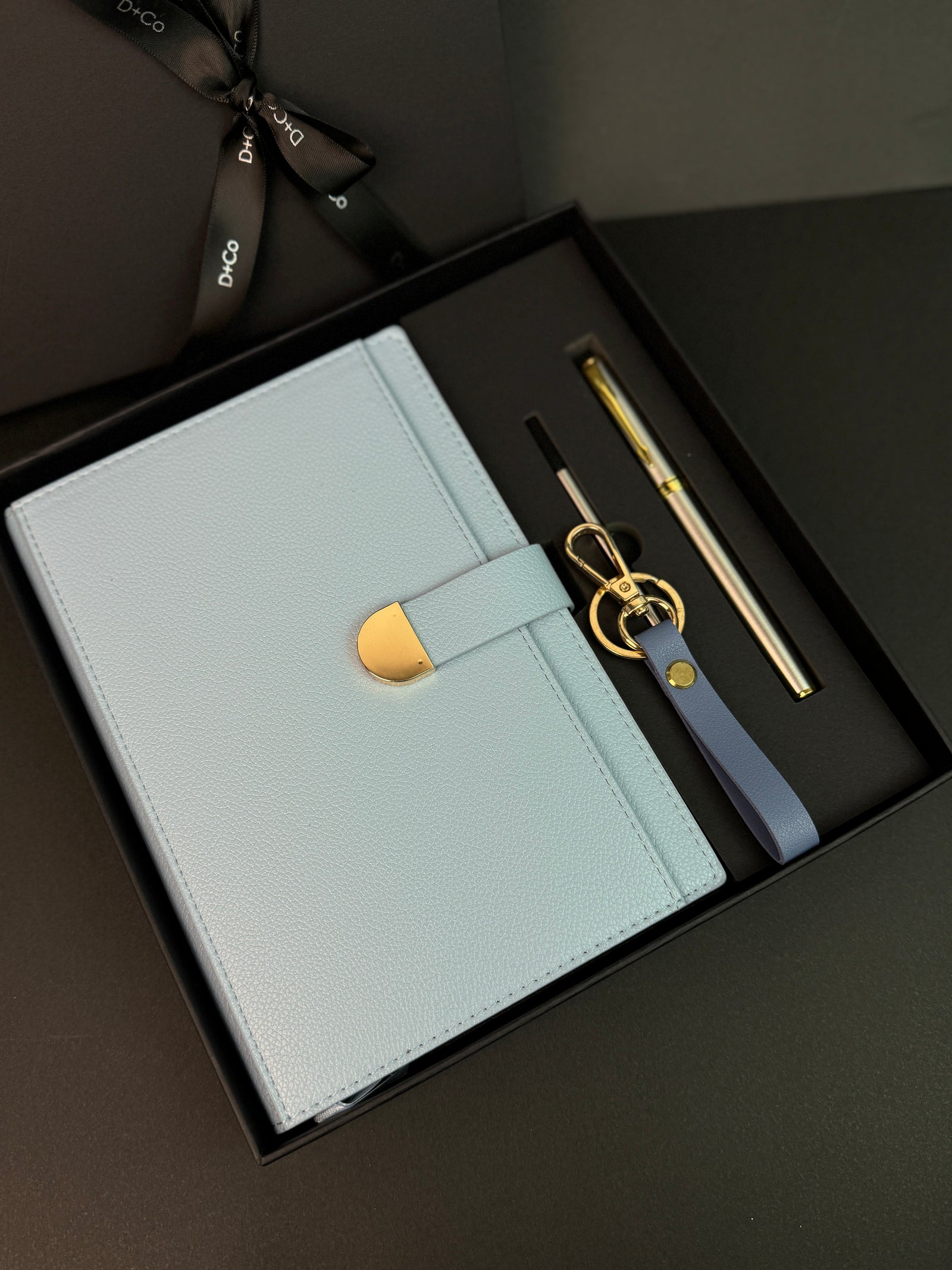 Classy Buckle A5 Notebook with Pen (4 Piece Set)