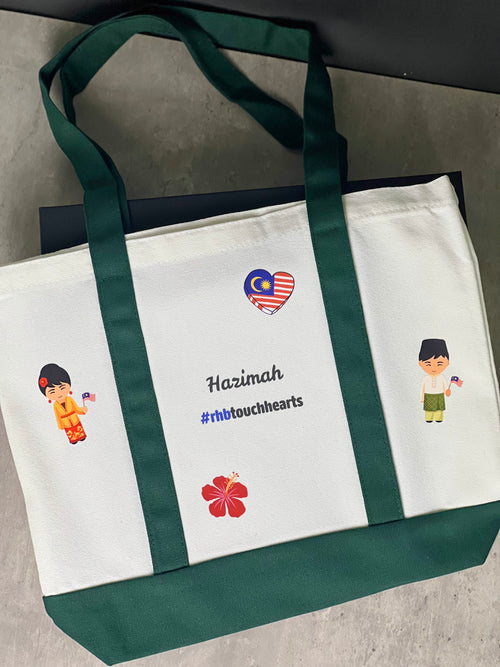 Tas Jinjing Kanvas Saku Harian untuk Suvenir