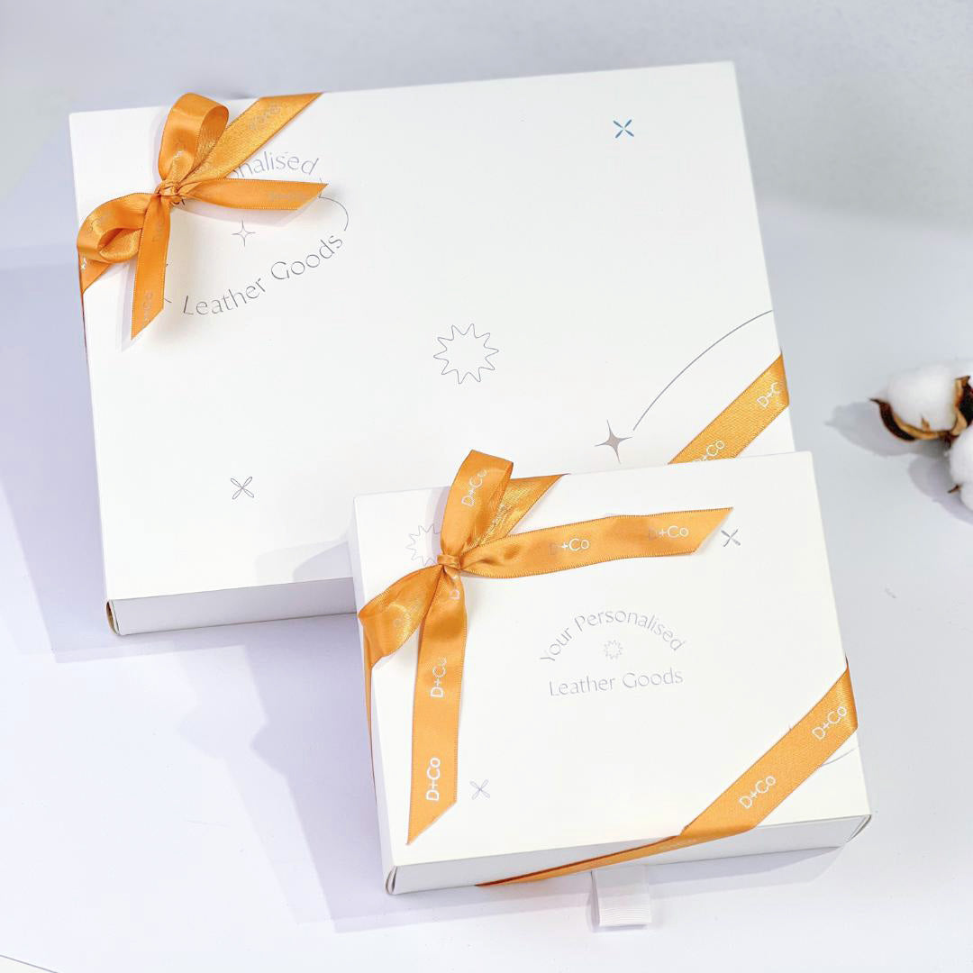 D+Co Gift Box with Ribbon