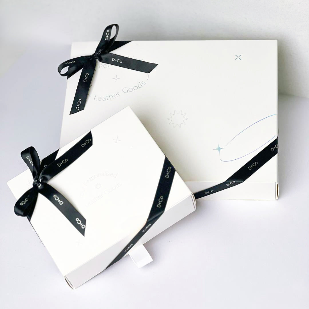 D+Co Gift Box with Ribbon