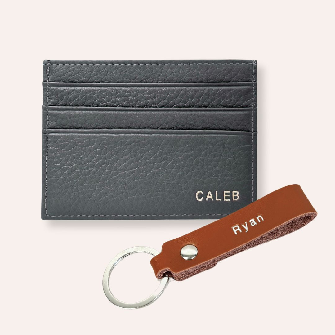 Hays Slim Card Holder + Keychain 2pc Gift Set