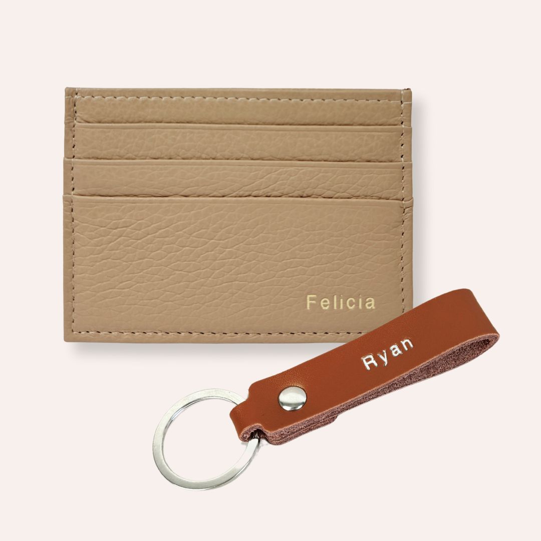Hays Slim Card Holder + Keychain 2pc Gift Set