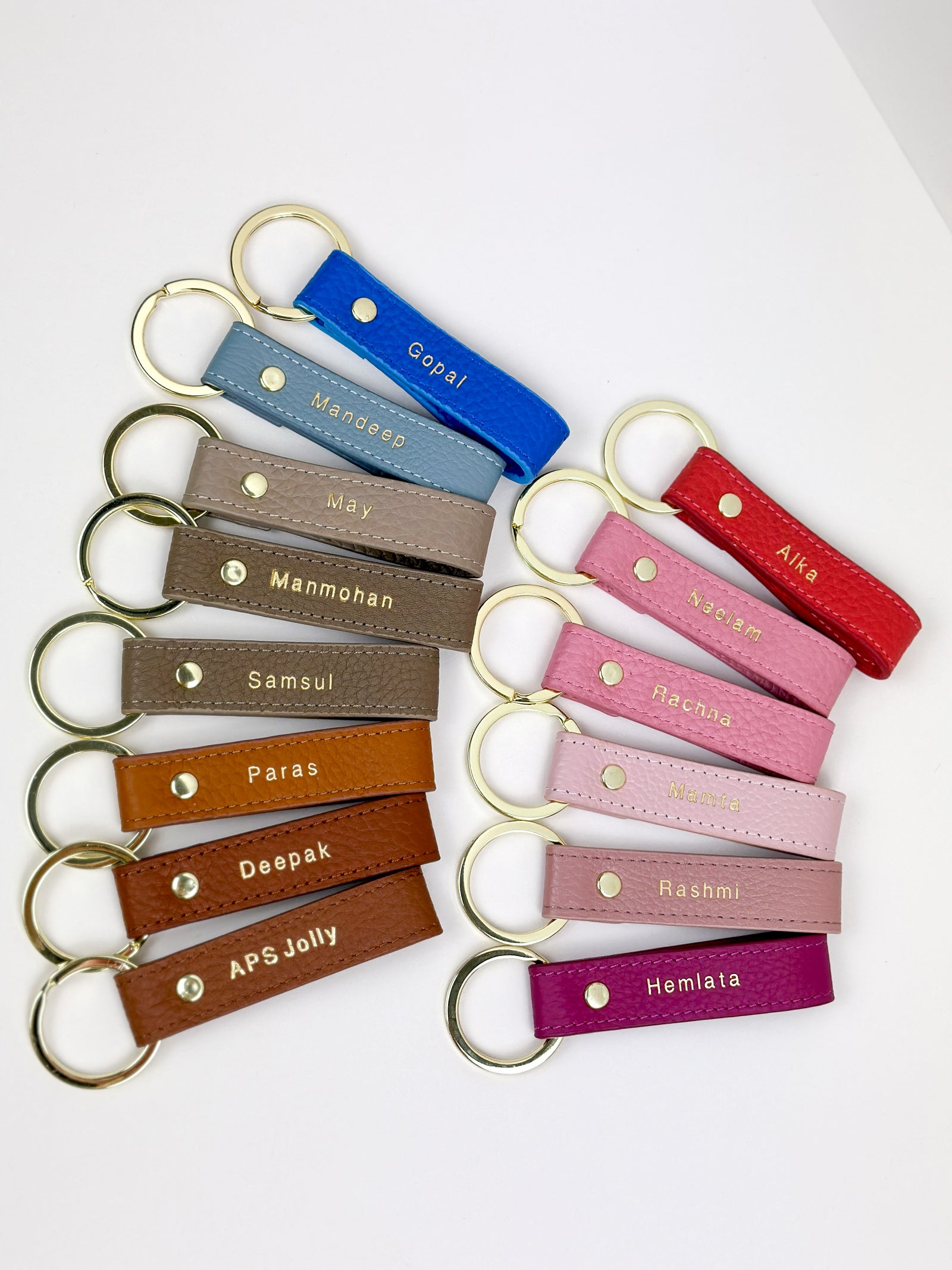 Joy Keychain Genuine Leather Gift