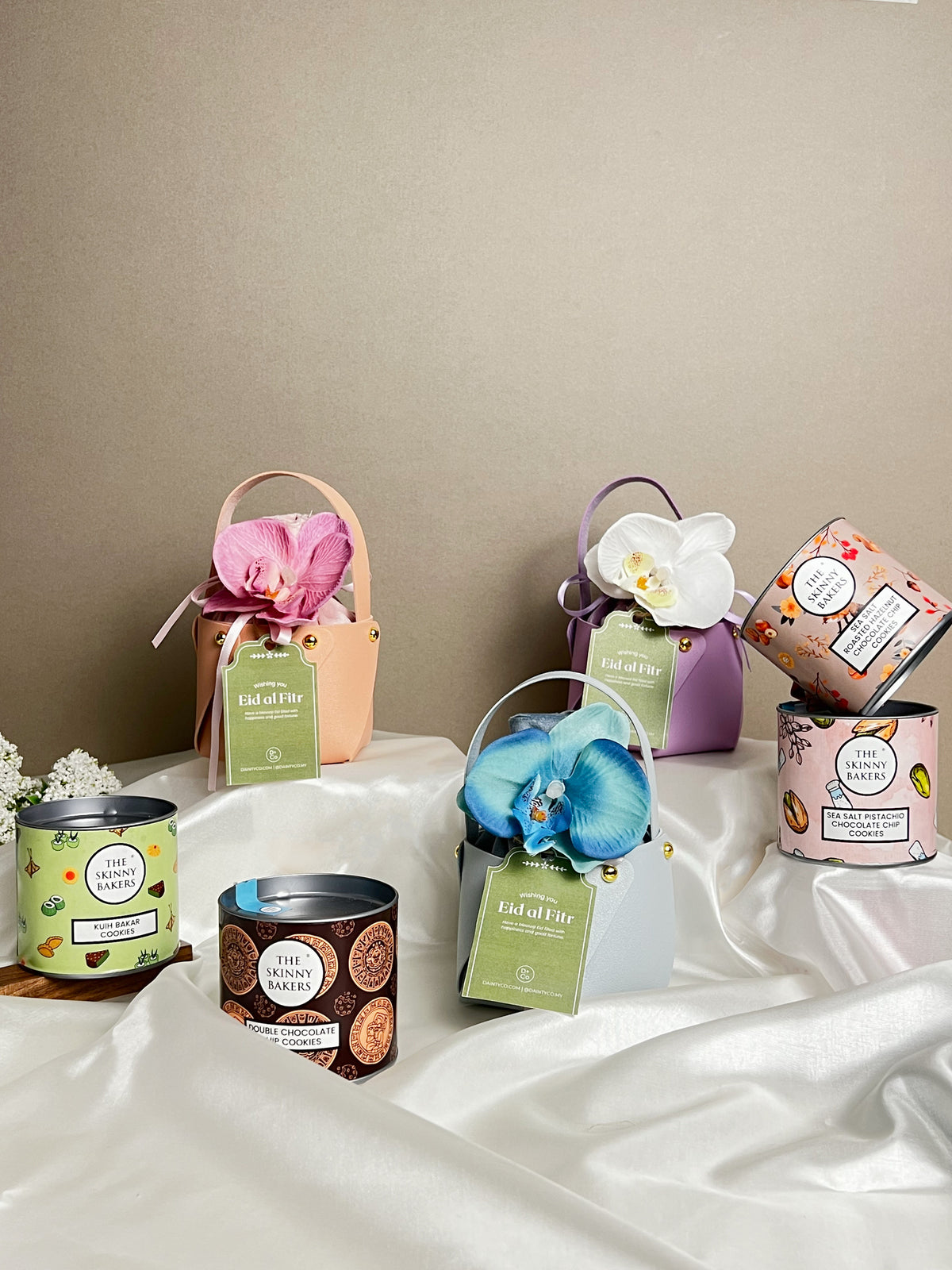 Orchid Bucket Gift Bag