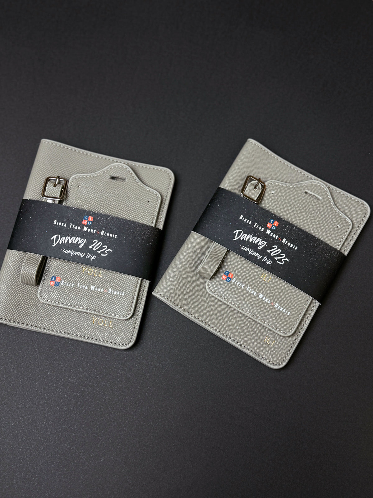 Journey Passport Holder with Luggage Tag (2 Piece Set) | Vegan Leather