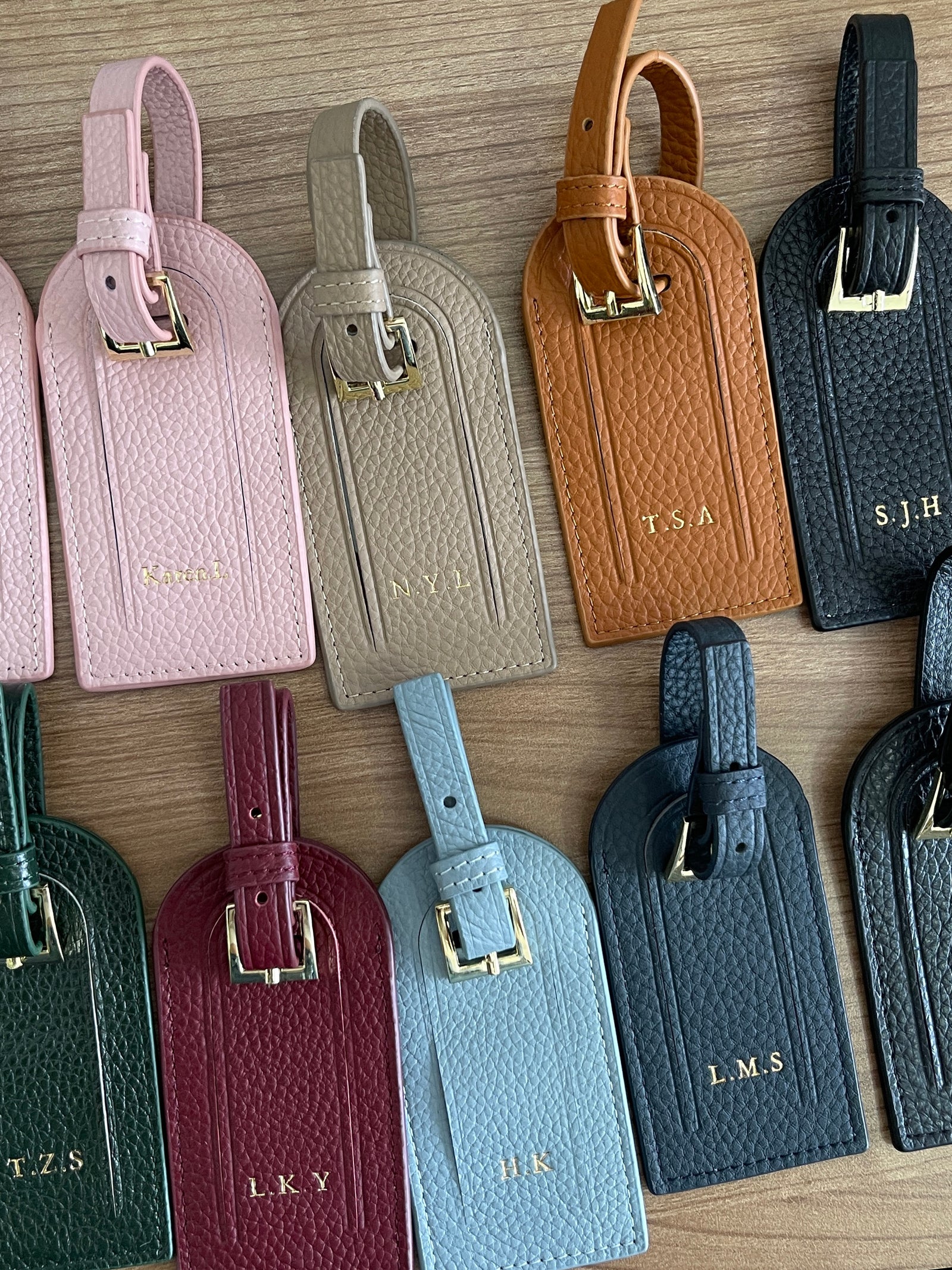 Jetsetter Leather Passport Holder & Luggage Tag Box Gift Set