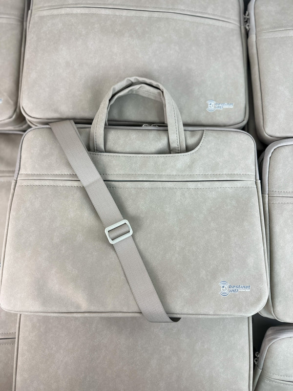 Tas Laptop Kulit Vegan Oxford