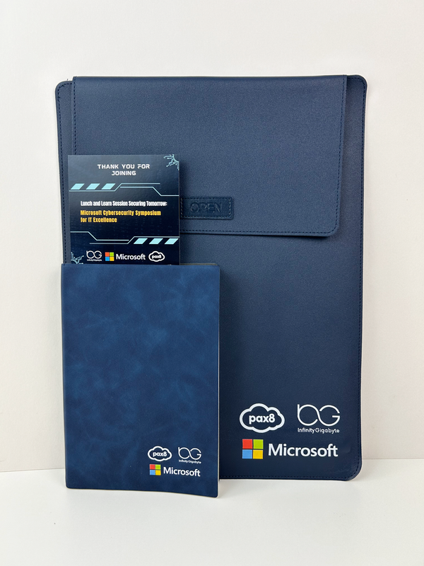 Set Hadiah 2pc Laptop Foldable Sleeve & Notebook Custom Branded