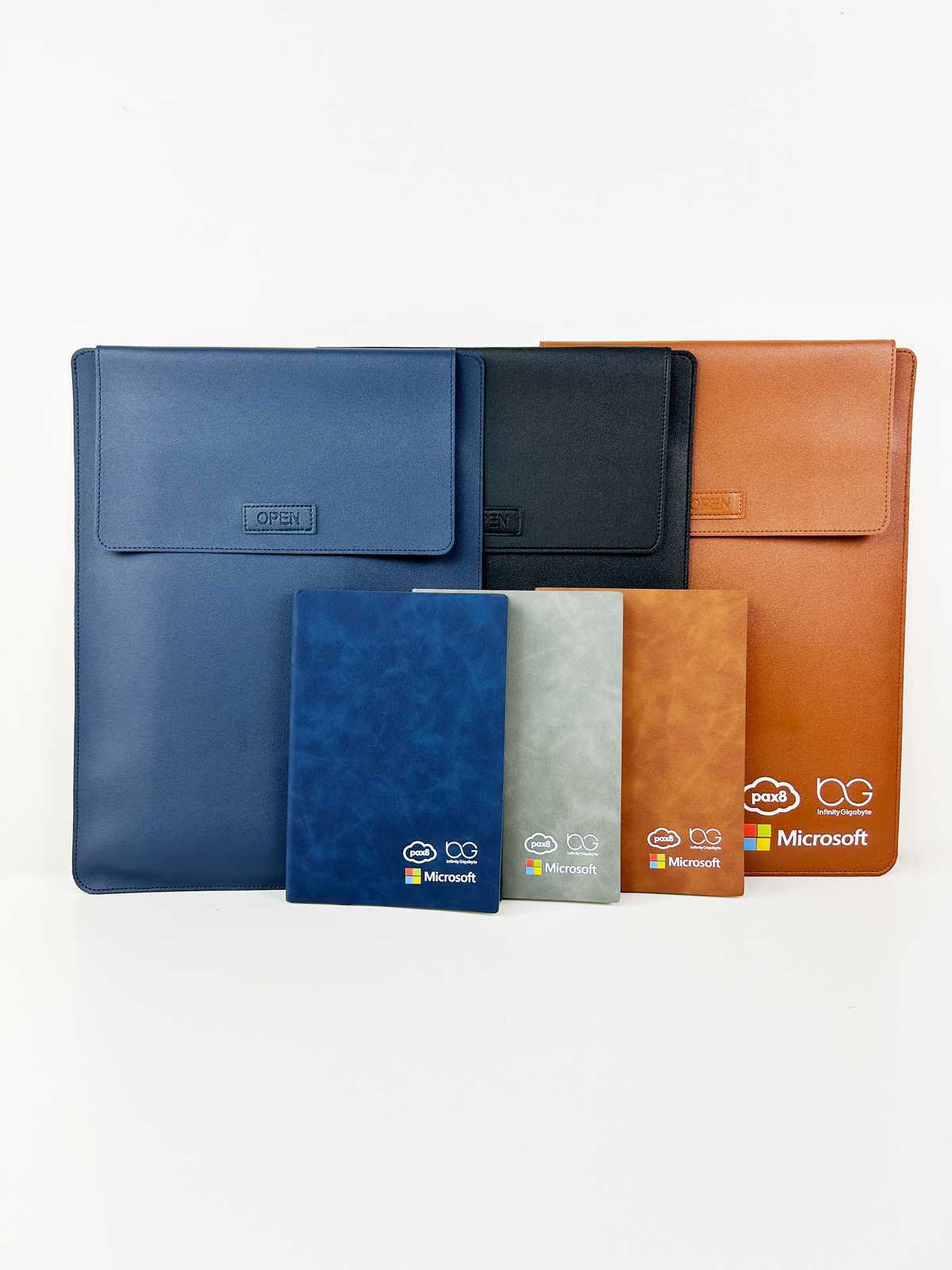 Terry Notebook with Pen & Holder (3 Piece Set)