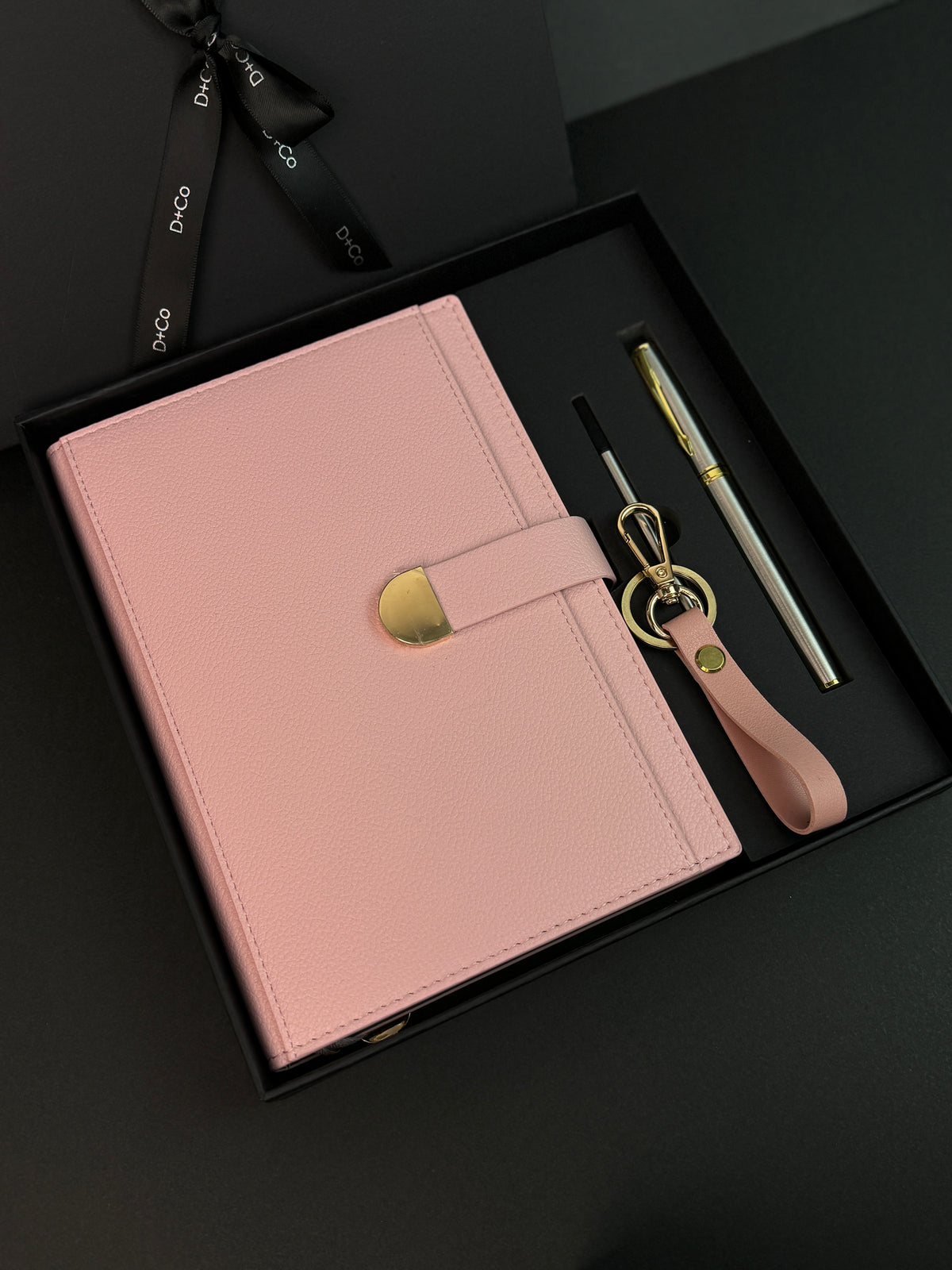 Classy Buckle A5 Notebook with Pen (4 Piece Set)