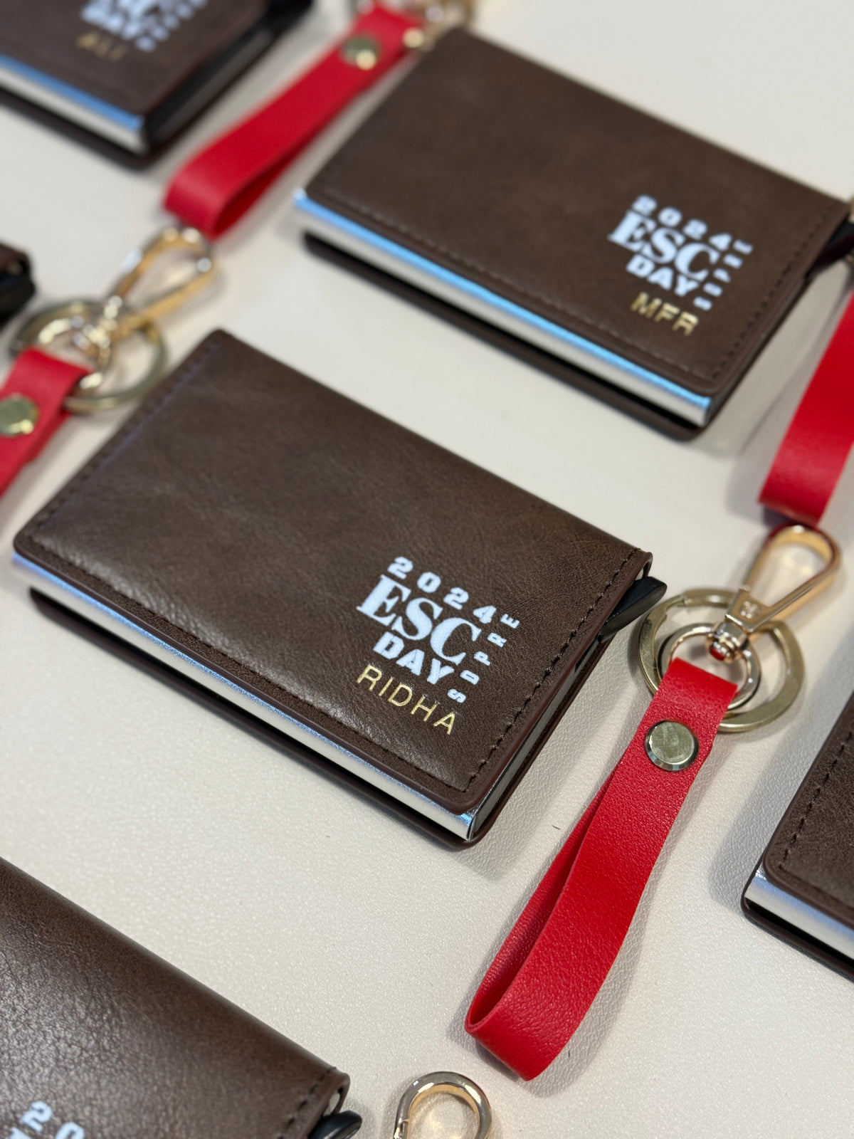 Brooklyn RFID Card Holder with Keychain (2 Piece Set)