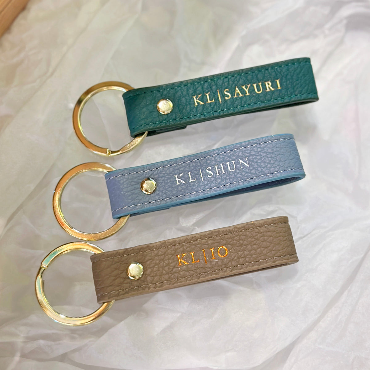 Joy Keychain Genuine Leather Gift