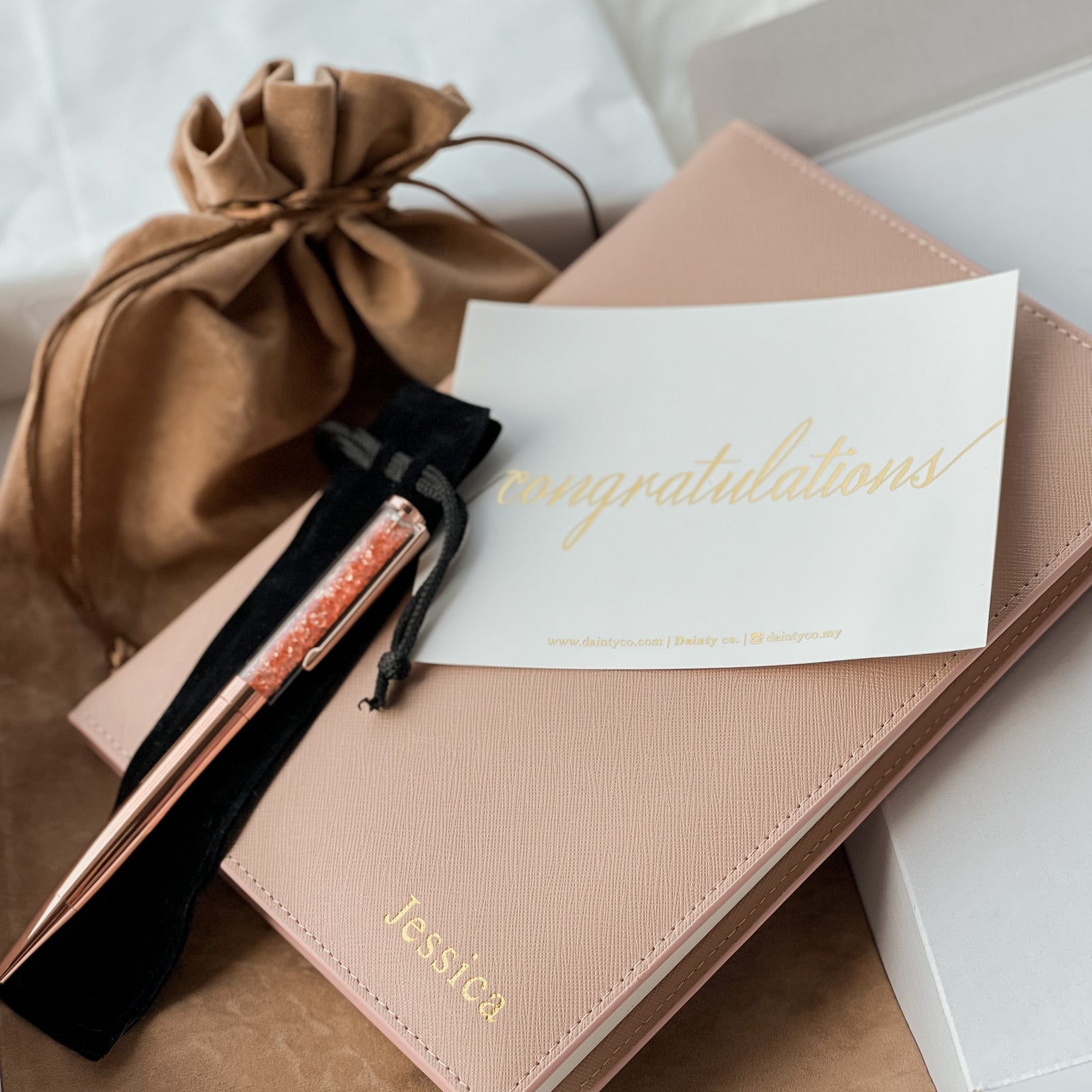 Sparkle Ballpoint Pen (Gold)