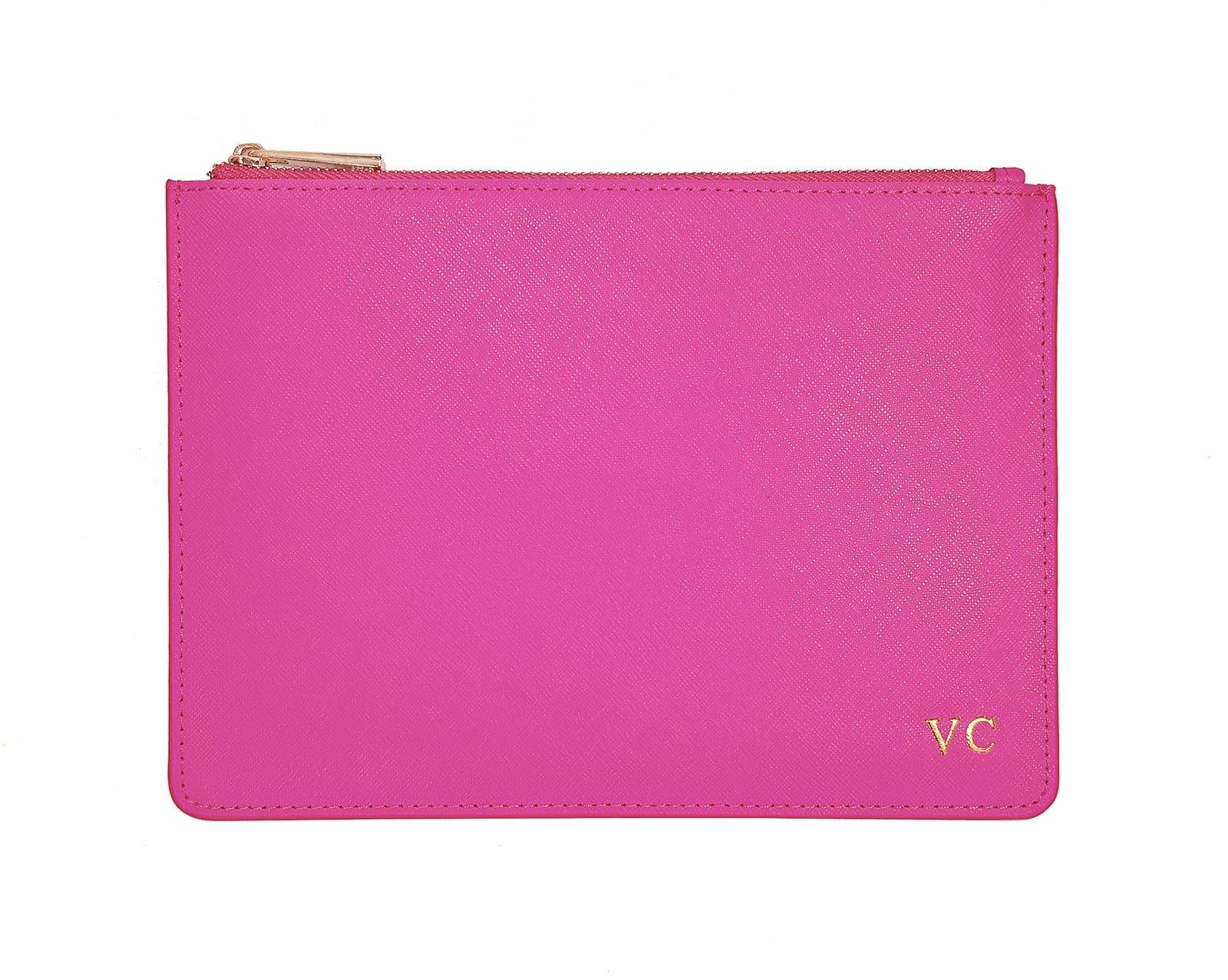 Signature Pouch (Fuschia Pink)